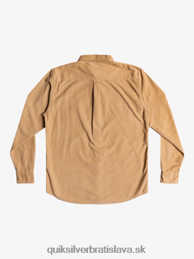 dymové tričko s dlhým rukávom Quiksilver muži B80HXR1224 tanín