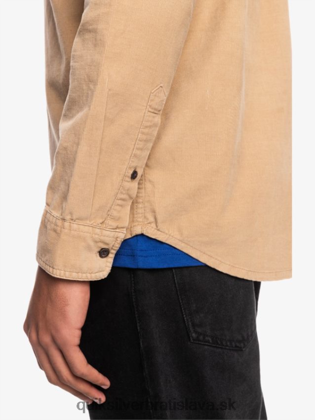 dymové tričko s dlhým rukávom Quiksilver muži B80HXR1224 tanín