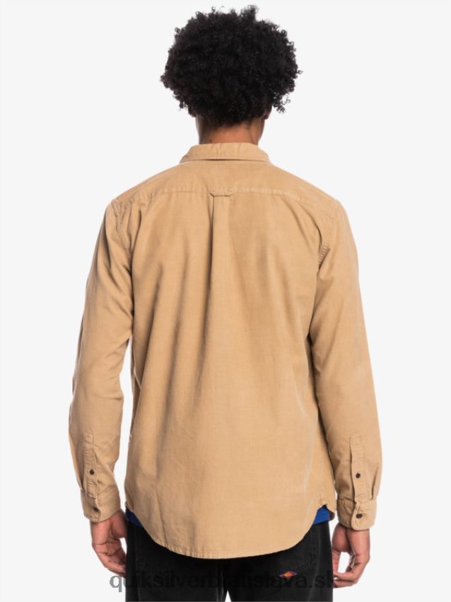 dymové tričko s dlhým rukávom Quiksilver muži B80HXR1224 tanín