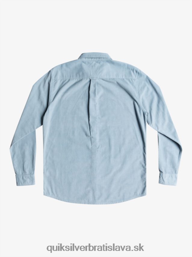 dymové tričko s dlhým rukávom Quiksilver muži B80HXR1225 ashley modrá