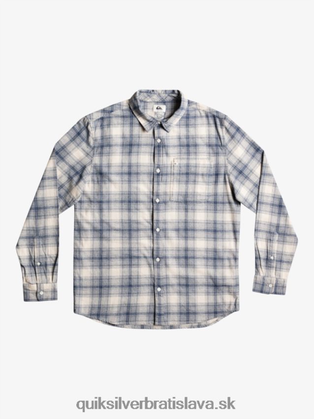 ganaway stretch flanelová košeľa s dlhým rukávom Quiksilver muži B80HXR1768 breza ganaway