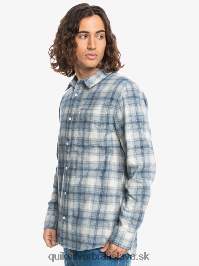 ganaway stretch flanelová košeľa s dlhým rukávom Quiksilver muži B80HXR1768 breza ganaway