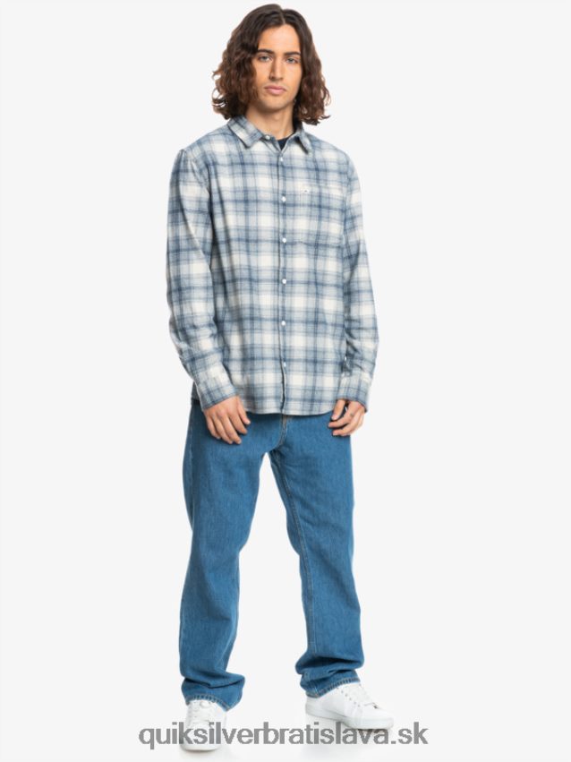 ganaway stretch flanelová košeľa s dlhým rukávom Quiksilver muži B80HXR1768 breza ganaway