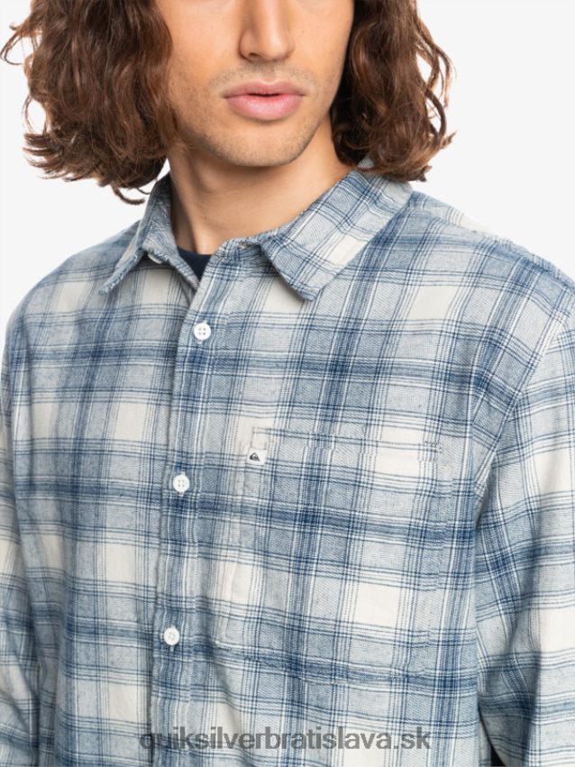 ganaway stretch flanelová košeľa s dlhým rukávom Quiksilver muži B80HXR1768 breza ganaway