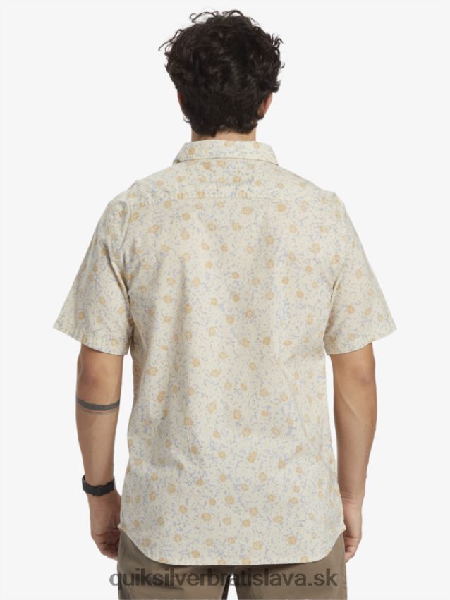jemná chlpatá košeľa s krátkym rukávom Quiksilver muži B80HXR1232 breza mäkký chumáč