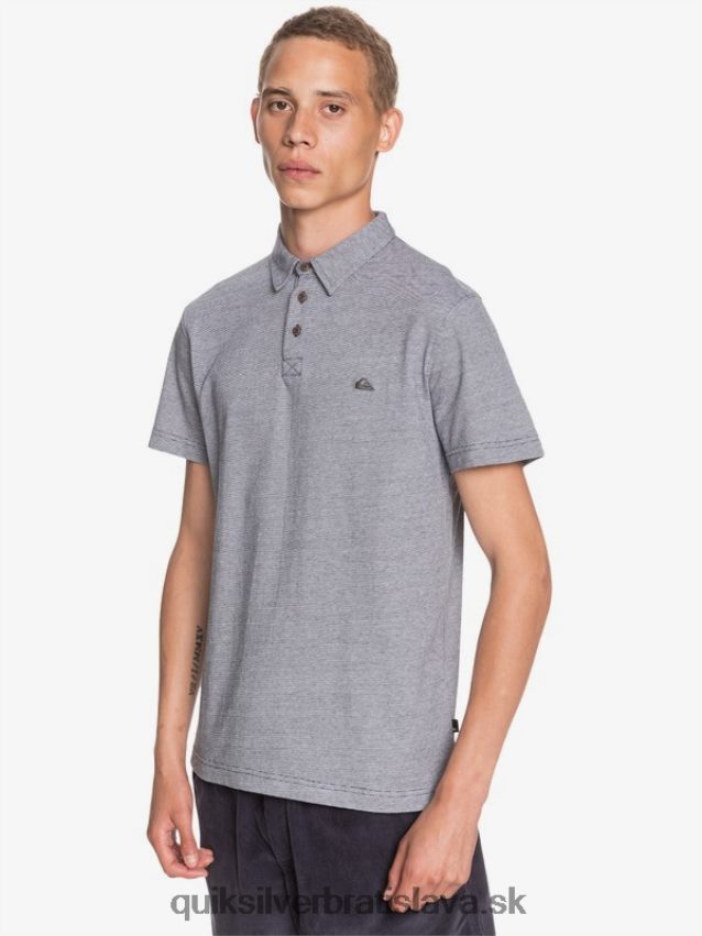 každodenné polokošeľa s krátkym rukávom Quiksilver muži B80HXR1551 parížska noc