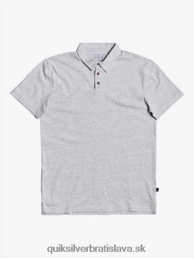 každodenné polokošeľa s krátkym rukávom Quiksilver muži B80HXR1552 svetlosivý vres