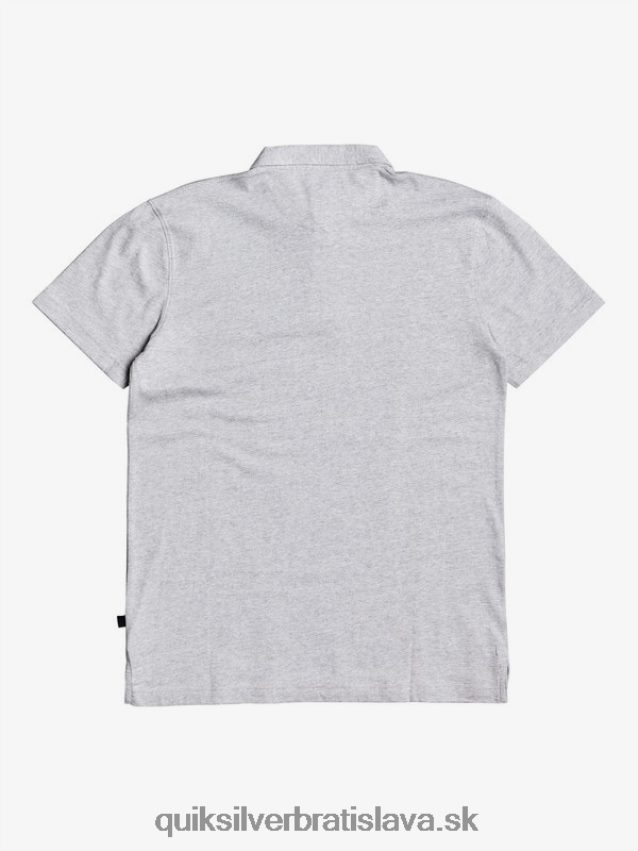 každodenné polokošeľa s krátkym rukávom Quiksilver muži B80HXR1552 svetlosivý vres
