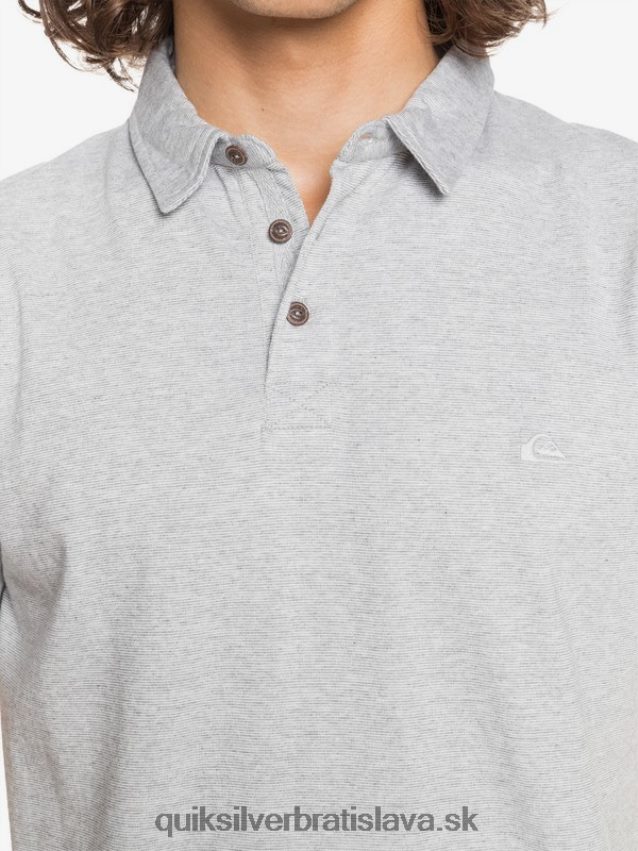 každodenné polokošeľa s krátkym rukávom Quiksilver muži B80HXR1552 svetlosivý vres