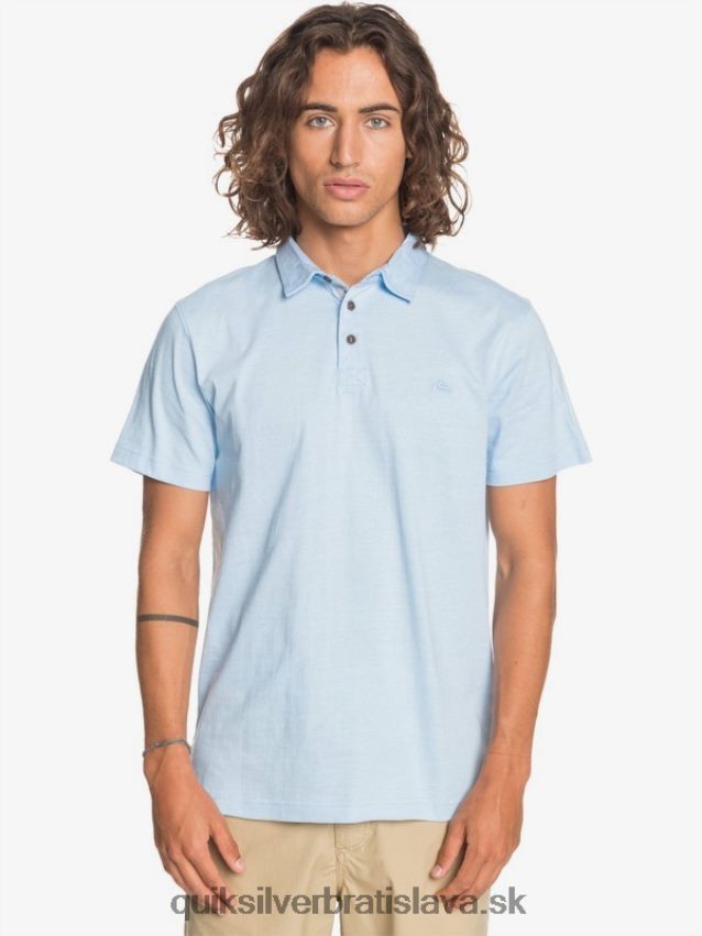 každodenné polokošeľa s krátkym rukávom Quiksilver muži B80HXR1553 vzdušná modrá