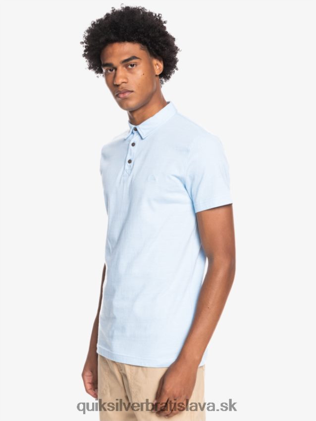 každodenné polokošeľa s krátkym rukávom Quiksilver muži B80HXR1553 vzdušná modrá