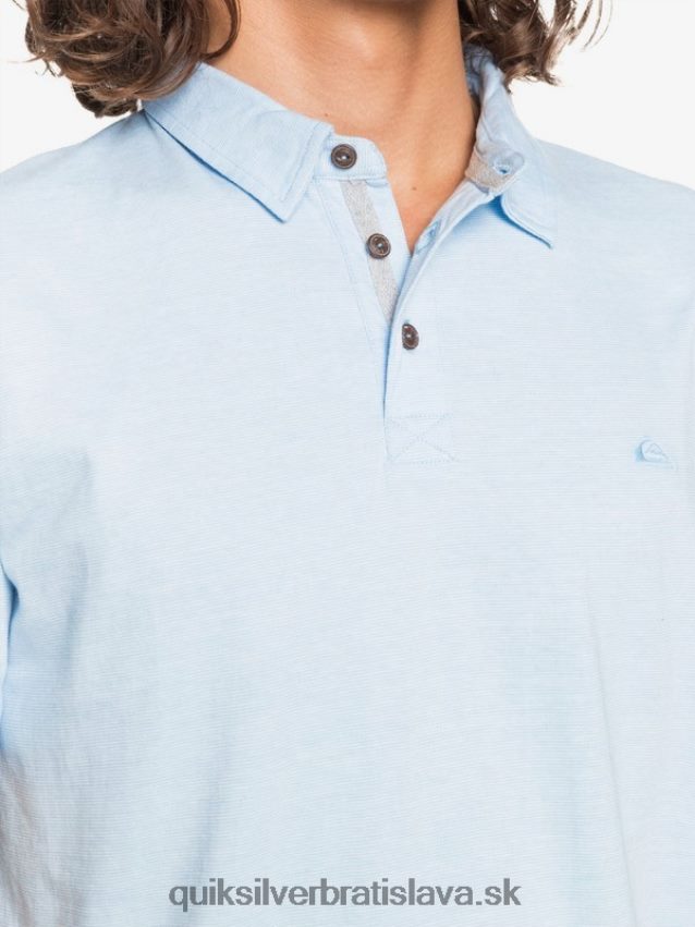 každodenné polokošeľa s krátkym rukávom Quiksilver muži B80HXR1553 vzdušná modrá