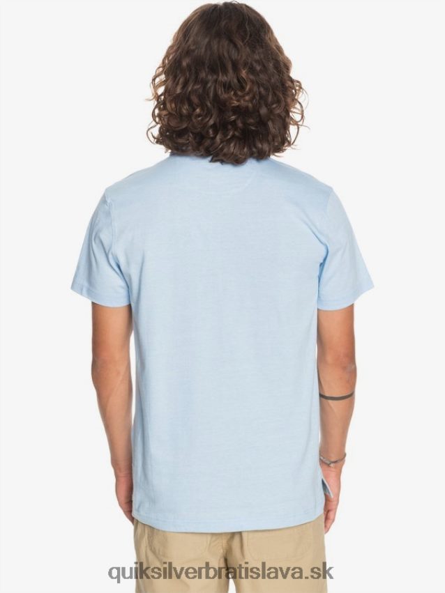 každodenné polokošeľa s krátkym rukávom Quiksilver muži B80HXR1553 vzdušná modrá