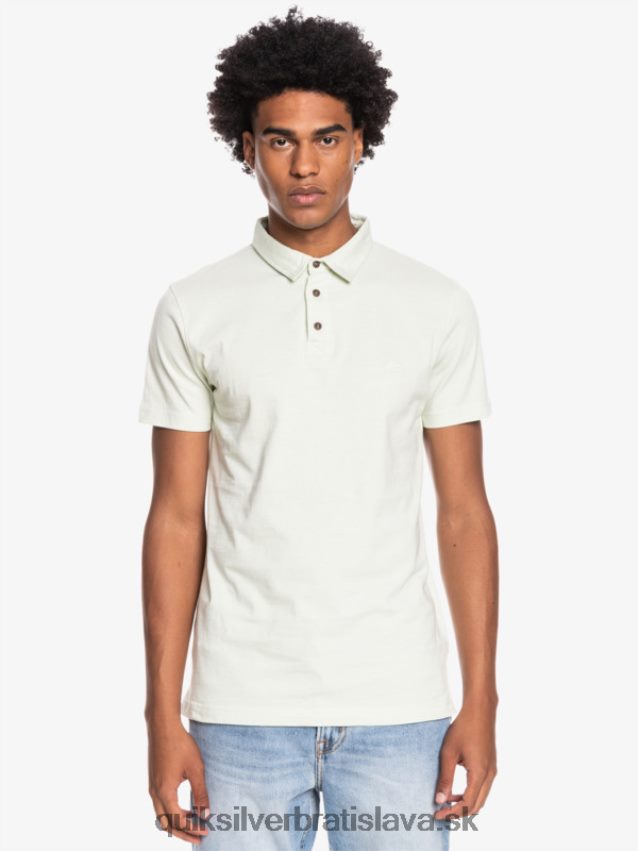 každodenné polokošeľa s krátkym rukávom Quiksilver muži B80HXR1554 celendine
