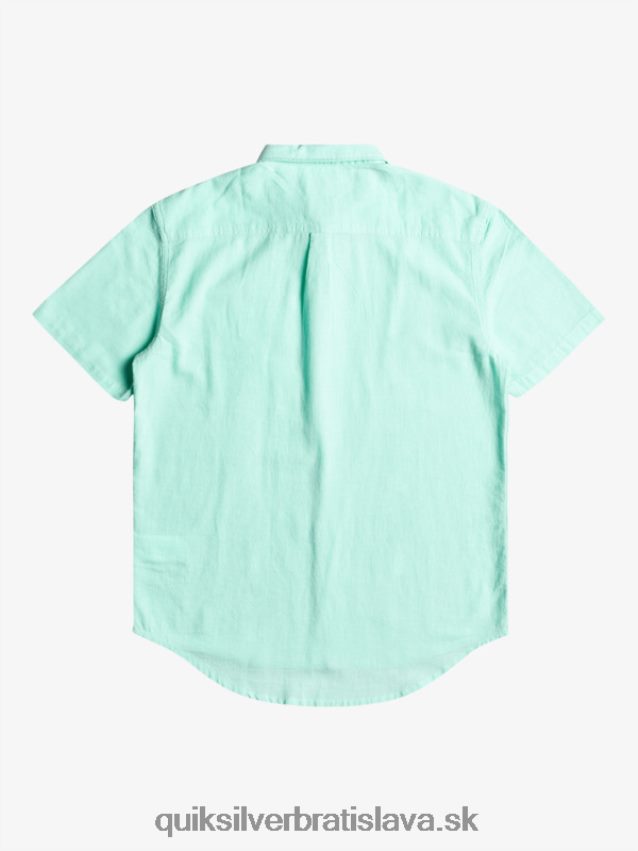 košeľa s krátkym rukávom Quiksilver muži B80HXR1360 plážové sklo