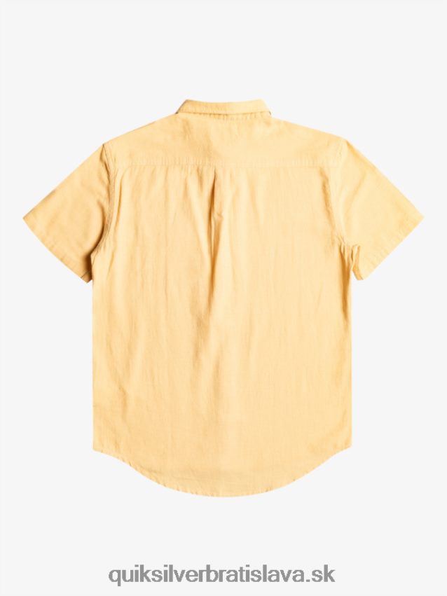 košeľa s krátkym rukávom Quiksilver muži B80HXR1361 pšenica
