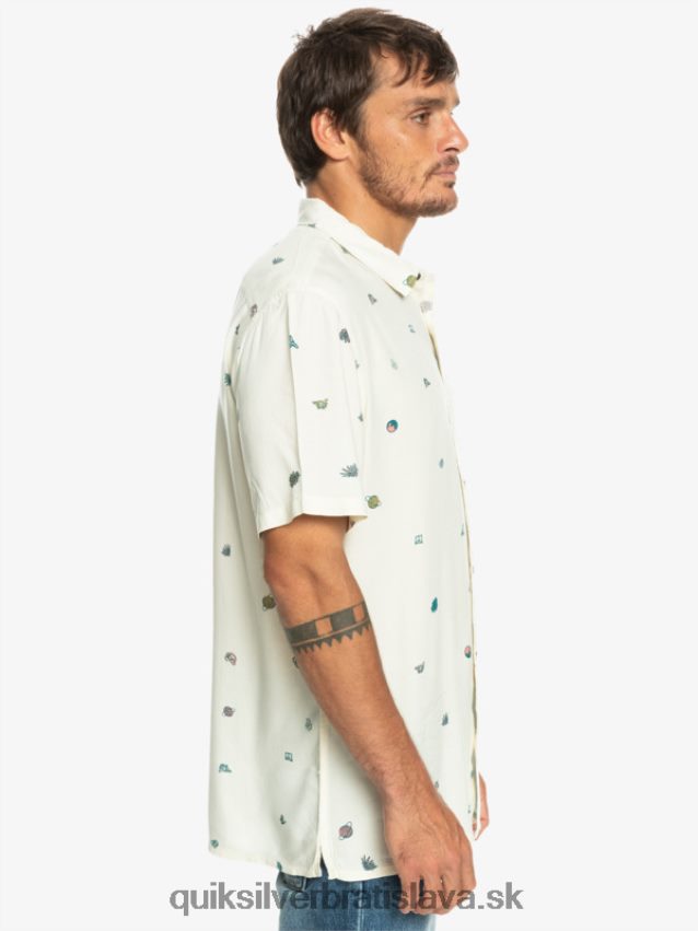 minimark košeľa s krátkym rukávom Quiksilver muži B80HXR1226 breza minimark