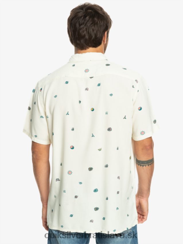 minimark košeľa s krátkym rukávom Quiksilver muži B80HXR1226 breza minimark