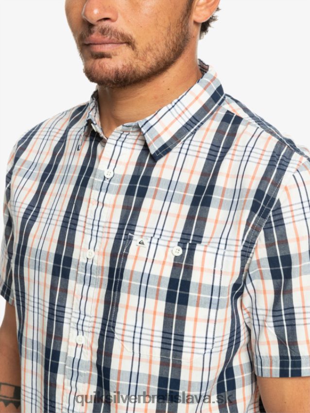 nová swintonová košeľa s krátkym rukávom Quiksilver muži B80HXR914 breza swinton