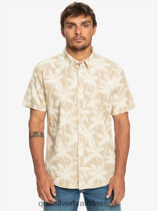 prchavý okamih košeľa s krátkym rukávom Quiksilver muži B80HXR994 plage prchavý okamih