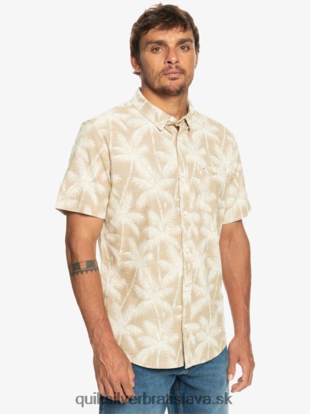 prchavý okamih košeľa s krátkym rukávom Quiksilver muži B80HXR994 plage prchavý okamih