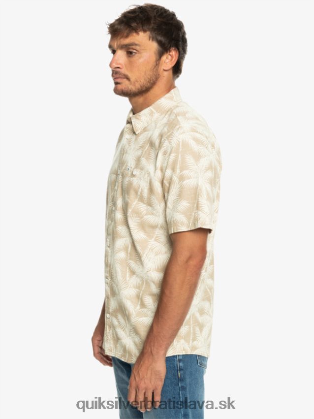prchavý okamih košeľa s krátkym rukávom Quiksilver muži B80HXR994 plage prchavý okamih