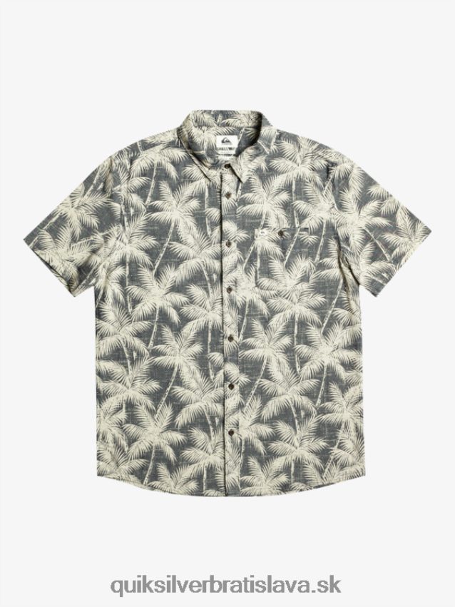 prchavý okamih košeľa s krátkym rukávom Quiksilver muži B80HXR995 námornícky prchavý moment