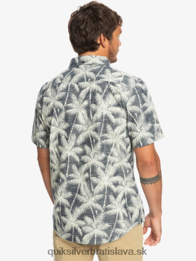 prchavý okamih košeľa s krátkym rukávom Quiksilver muži B80HXR995 námornícky prchavý moment