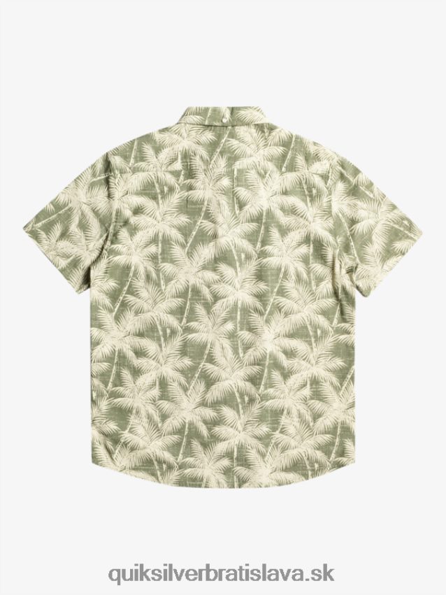 prchavý okamih košeľa s krátkym rukávom Quiksilver muži B80HXR996 štyri listy prchavý moment