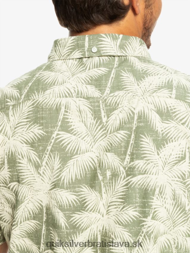 prchavý okamih košeľa s krátkym rukávom Quiksilver muži B80HXR996 štyri listy prchavý moment