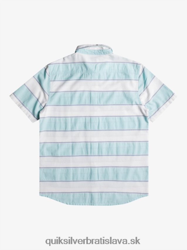 prime time košeľa s krátkym rukávom Quiksilver muži B80HXR1621 biely hlavný čas