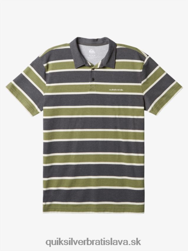 pruhovaná lite polokošeľa s krátkym rukávom Quiksilver muži B80HXR1623 asfalt pruhovaný lite 3