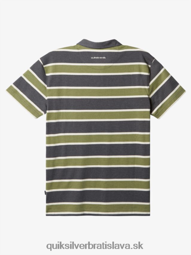 pruhovaná lite polokošeľa s krátkym rukávom Quiksilver muži B80HXR1623 asfalt pruhovaný lite 3