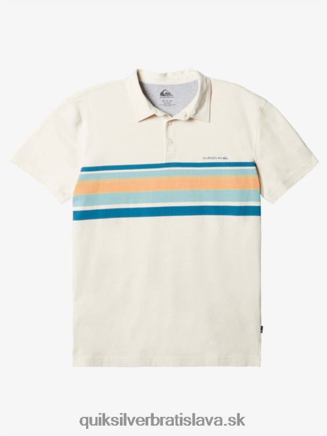 pruhovaná lite polokošeľa s krátkym rukávom Quiksilver muži B80HXR1625 breza pruhovaná lite 1