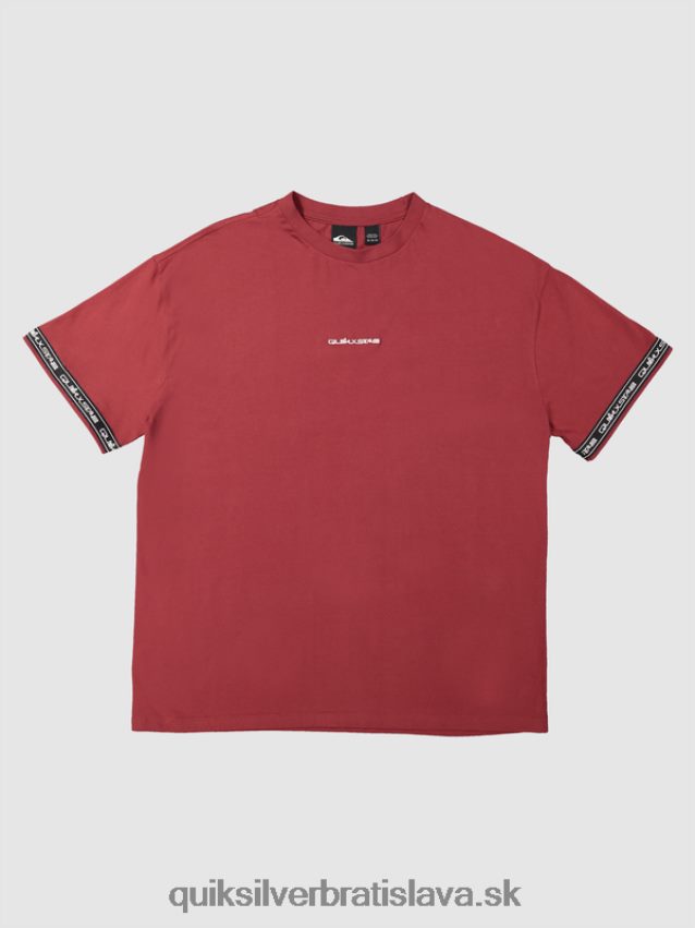 tričko z 90. rokov Quiksilver x Stab muži B80HXR1864 rubínové víno