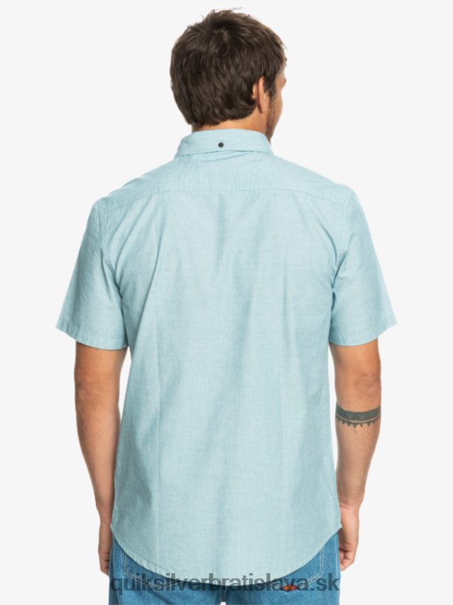 víťazná košeľa s krátkym rukávom Quiksilver muži B80HXR377 marocká modrá