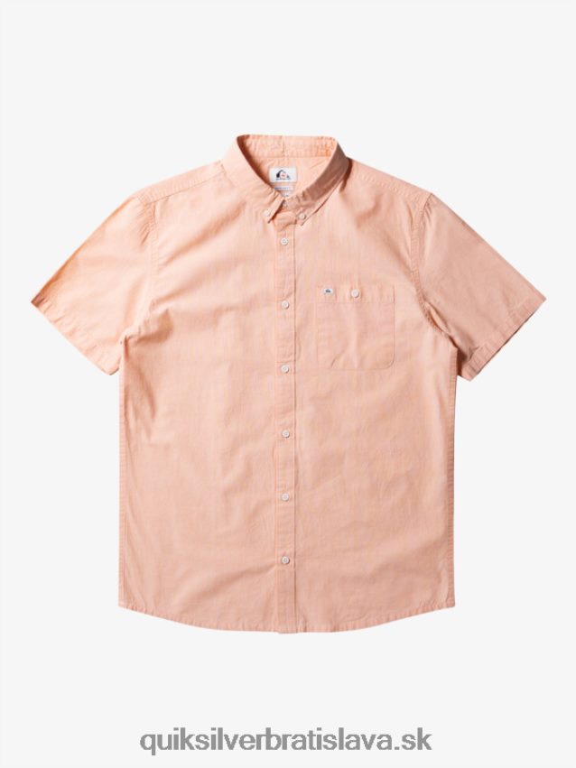 víťazná košeľa s krátkym rukávom Quiksilver muži B80HXR378 medené opálenie
