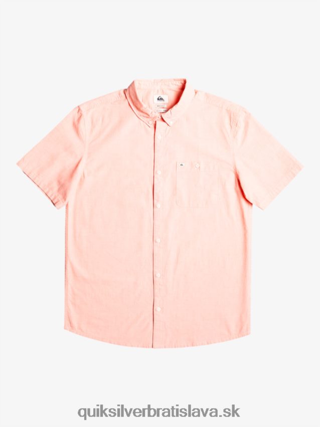 víťazná košeľa s krátkym rukávom Quiksilver muži B80HXR380 čerstvý losos