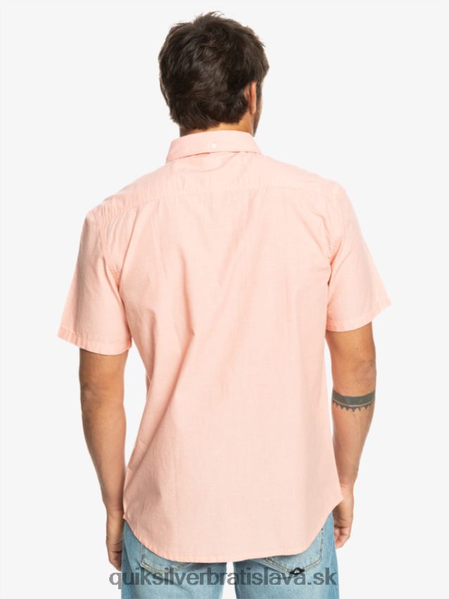 víťazná košeľa s krátkym rukávom Quiksilver muži B80HXR380 čerstvý losos