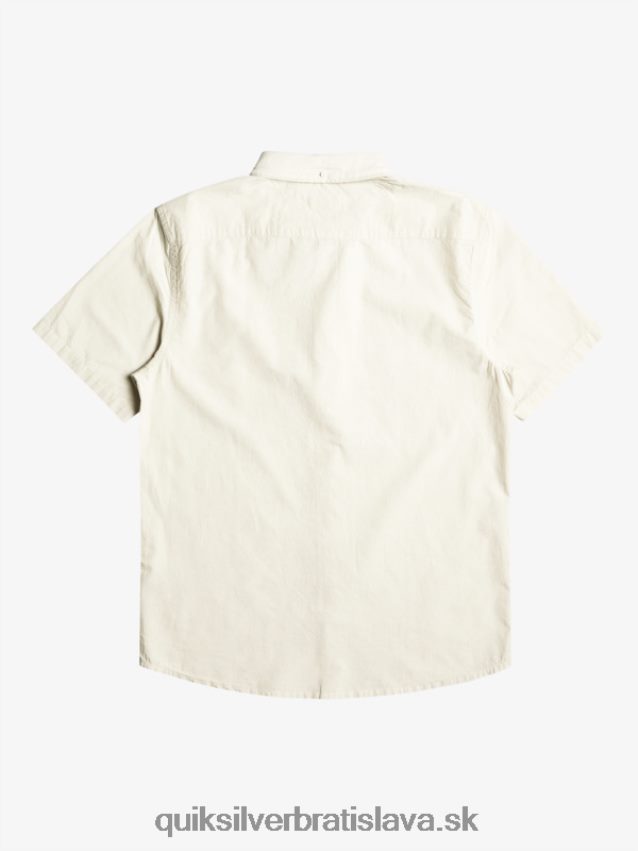 víťazná košeľa s krátkym rukávom Quiksilver muži B80HXR381 plaza taupe