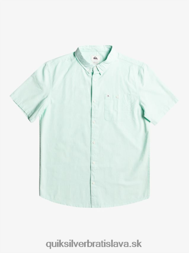 víťazná košeľa s krátkym rukávom Quiksilver muži B80HXR382 ľadové akva