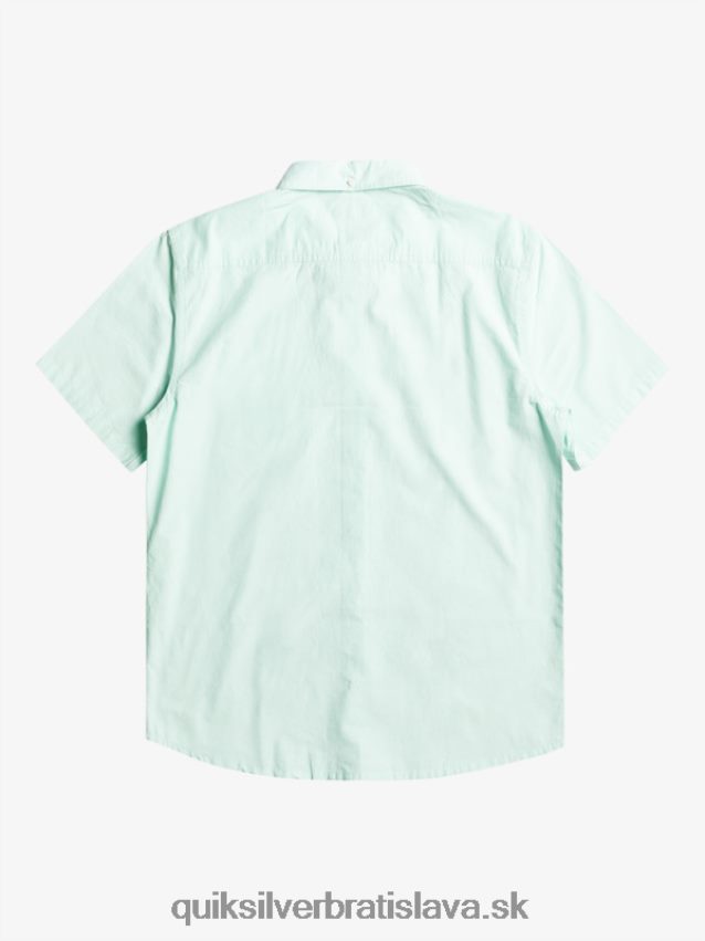 víťazná košeľa s krátkym rukávom Quiksilver muži B80HXR382 ľadové akva