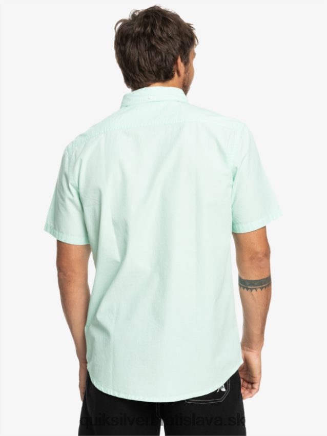 víťazná košeľa s krátkym rukávom Quiksilver muži B80HXR382 ľadové akva