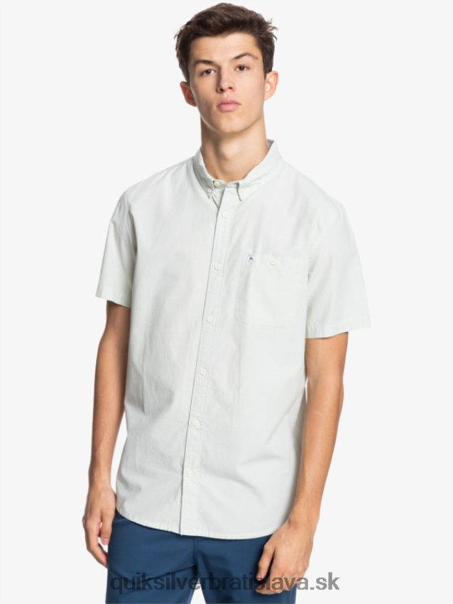 víťazná košeľa s krátkym rukávom Quiksilver muži B80HXR383 púštna šalvia