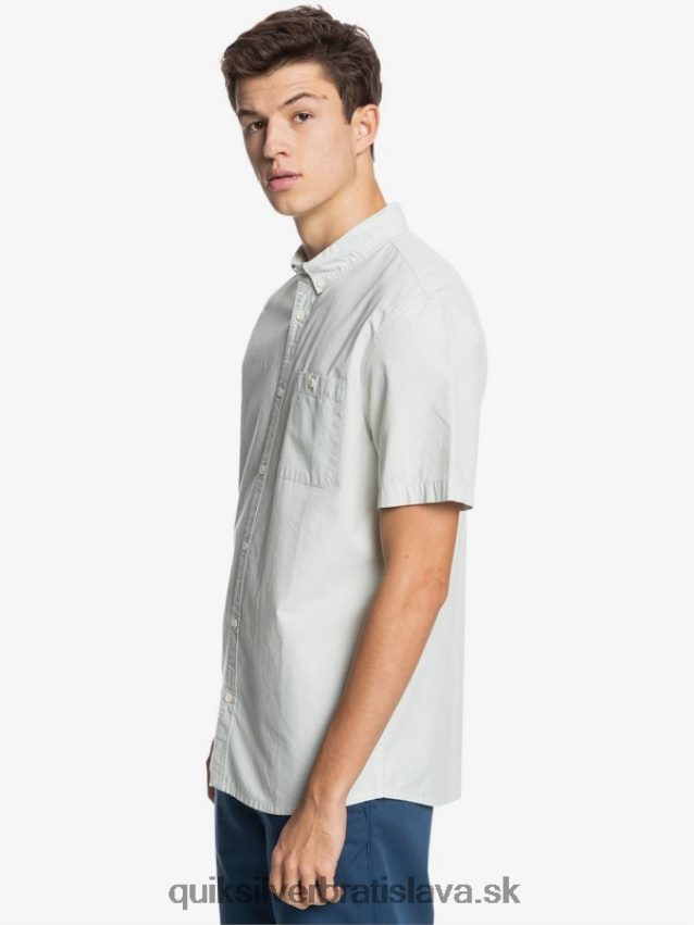 víťazná košeľa s krátkym rukávom Quiksilver muži B80HXR383 púštna šalvia
