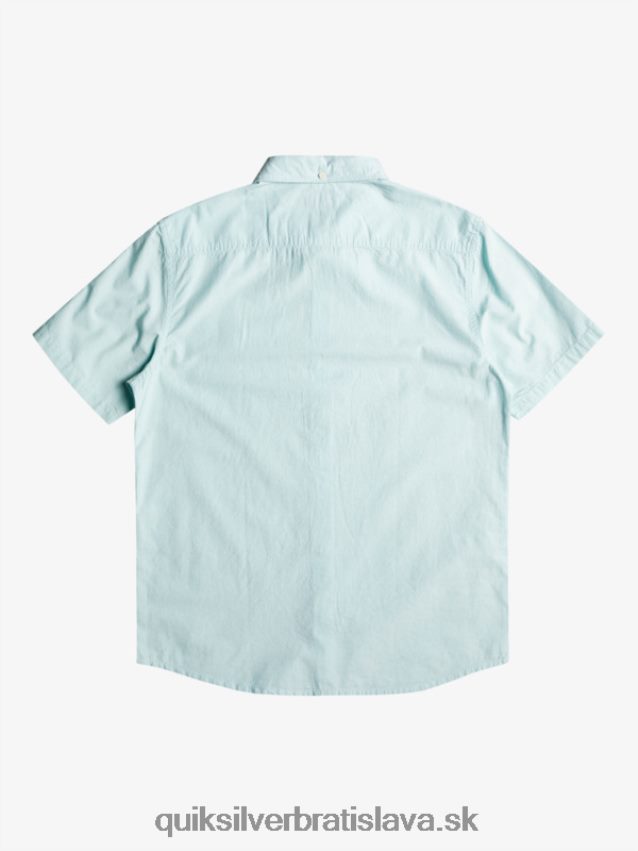víťazná košeľa s krátkym rukávom Quiksilver muži B80HXR385 anjelská modrá