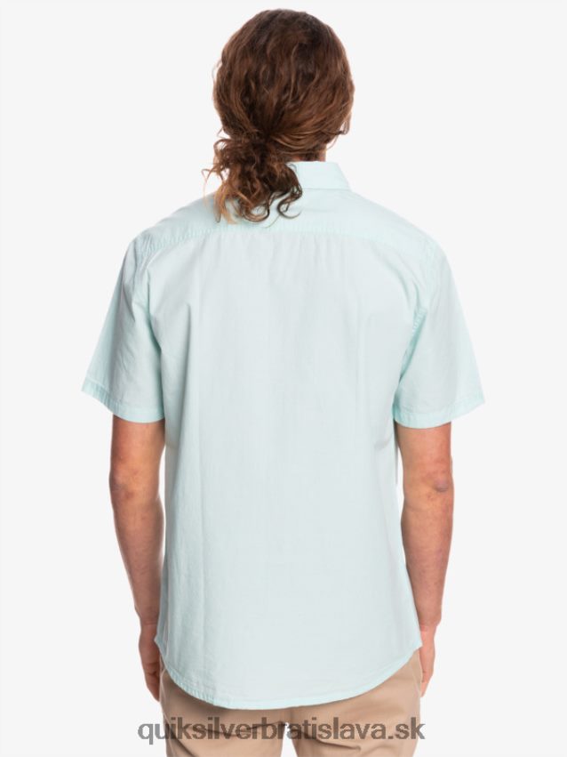 víťazná košeľa s krátkym rukávom Quiksilver muži B80HXR385 anjelská modrá