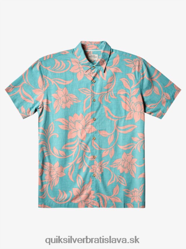vodník každý víkend tričko s krátkym rukávom Quiksilver muži B80HXR288 modrá tyrkysová každý víkend w
