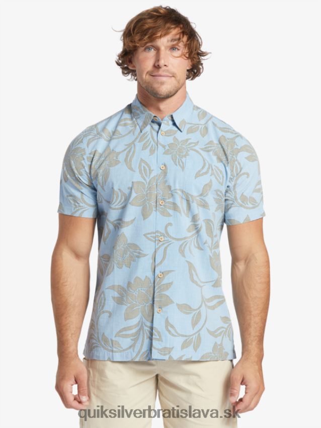 vodník každý víkend tričko s krátkym rukávom Quiksilver muži B80HXR289 súmrak modrá každý víkend w