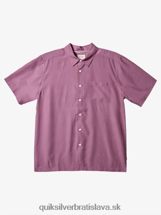 vodník kings cliff košeľa s krátkym rukávom Quiksilver muži B80HXR284 jemný fialový kingcliff